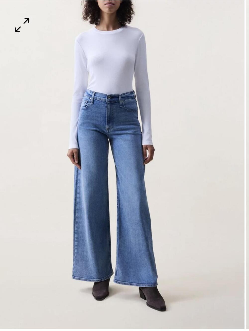 Rag & Bone Serena High Rise Wide Leg Size 29